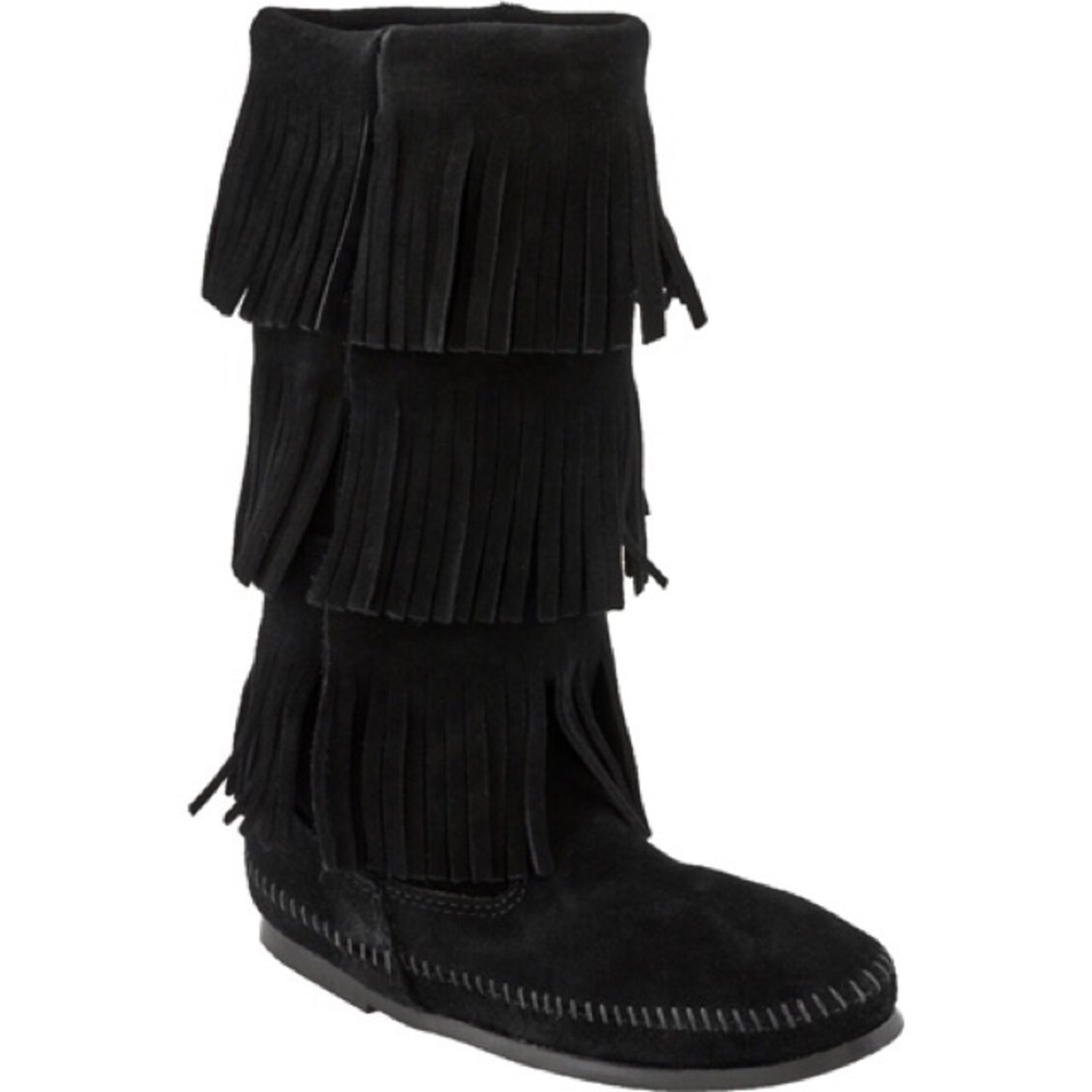 Minnetonka 3 Layer Fringe Boot